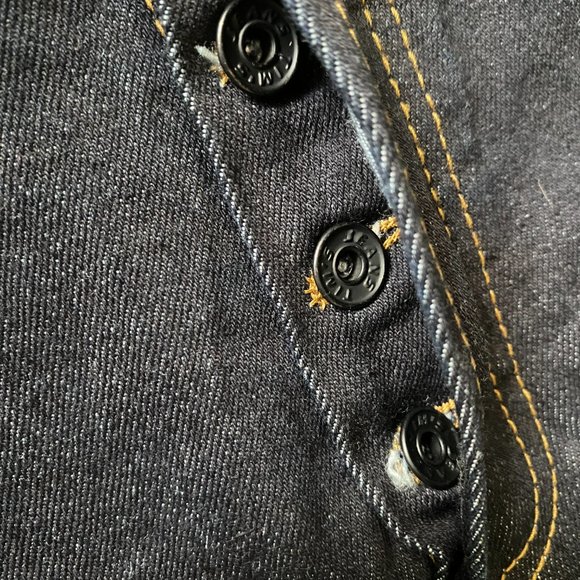 NWOT Relaxed Fit Dark Blue Jeans - Picture 6 of 9